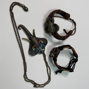 3Pc Elephants accessories